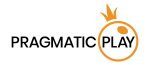 Pragmatic Play logo with black lettering and an orange circular symbol topped by a crown.
